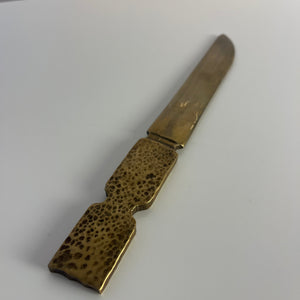 Brieföffner Messing aus Dänemark