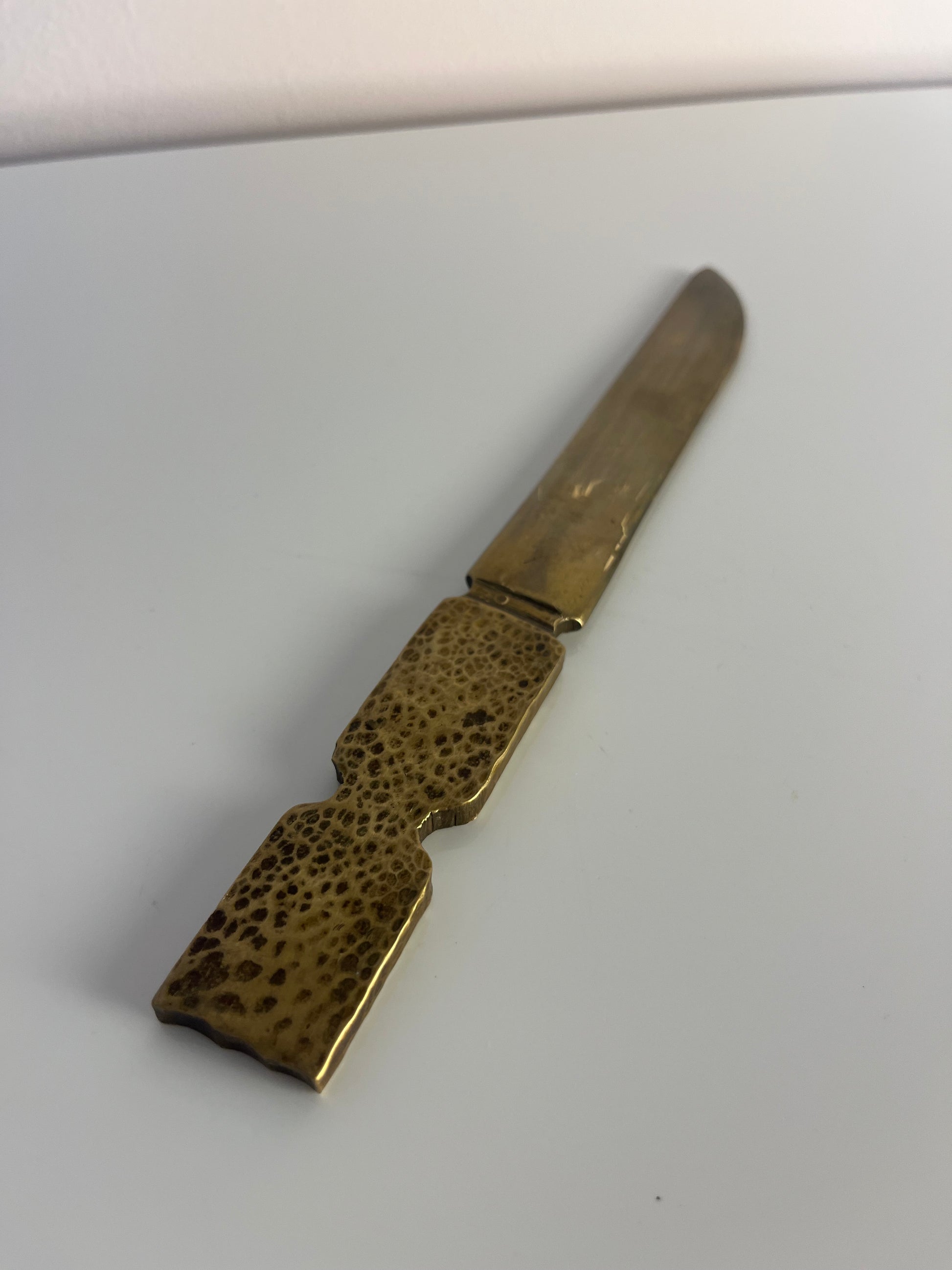 Brieföffner Messing aus Dänemark