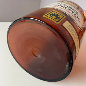 Apothekerglas Alcohol Isoprobylic braun