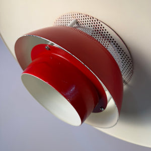Lamellenlampe rot aus Dänemark