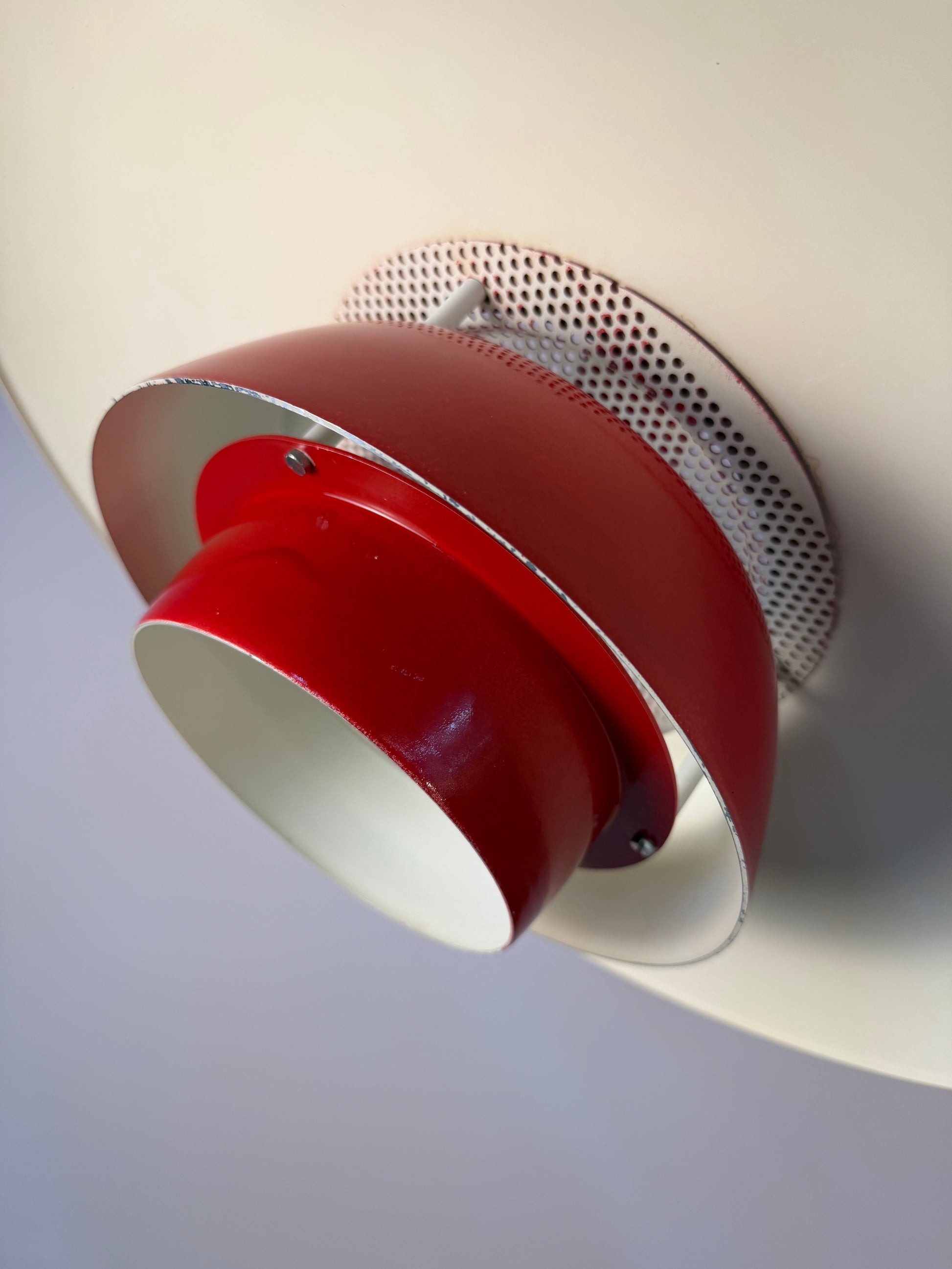 Lamellenlampe rot aus Dänemark