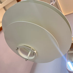 Lamellenlampe weiß