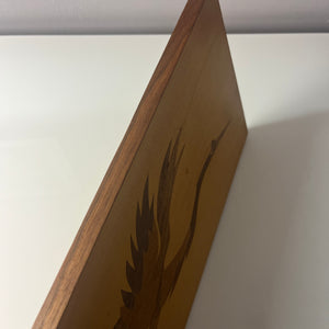 Intarsienbild Kraniche