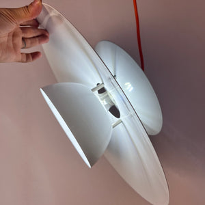 Lamellenlampe weiß aus Dänemark