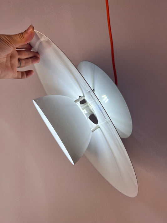 Lamellenlampe weiß aus Dänemark
