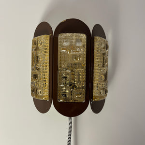Wandlampe braun Glas von Vitrika