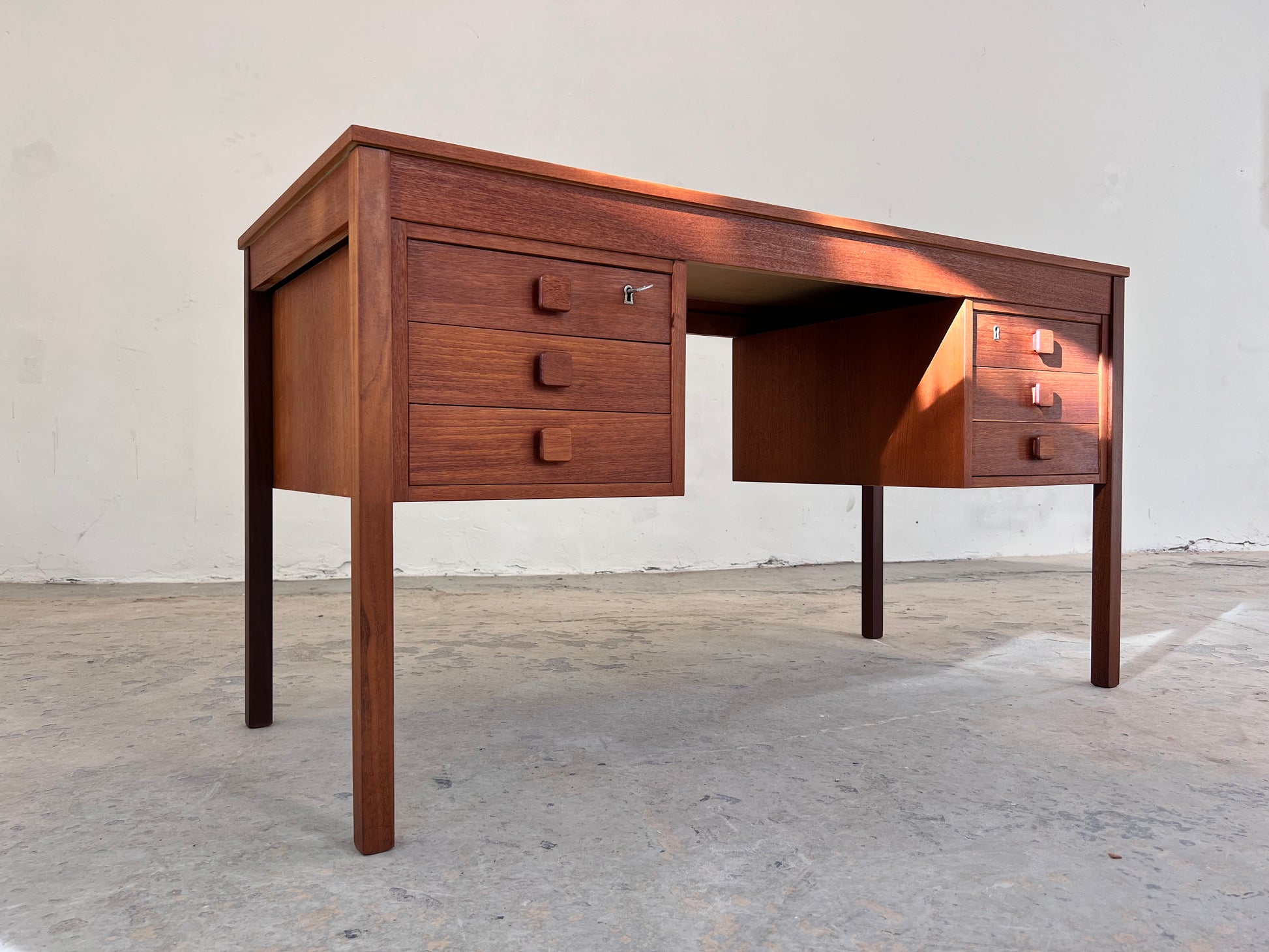 Schreibtisch Teak von Domino Møbler