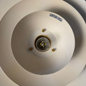 Lamellenlampe cremeweiß aus Dänemark