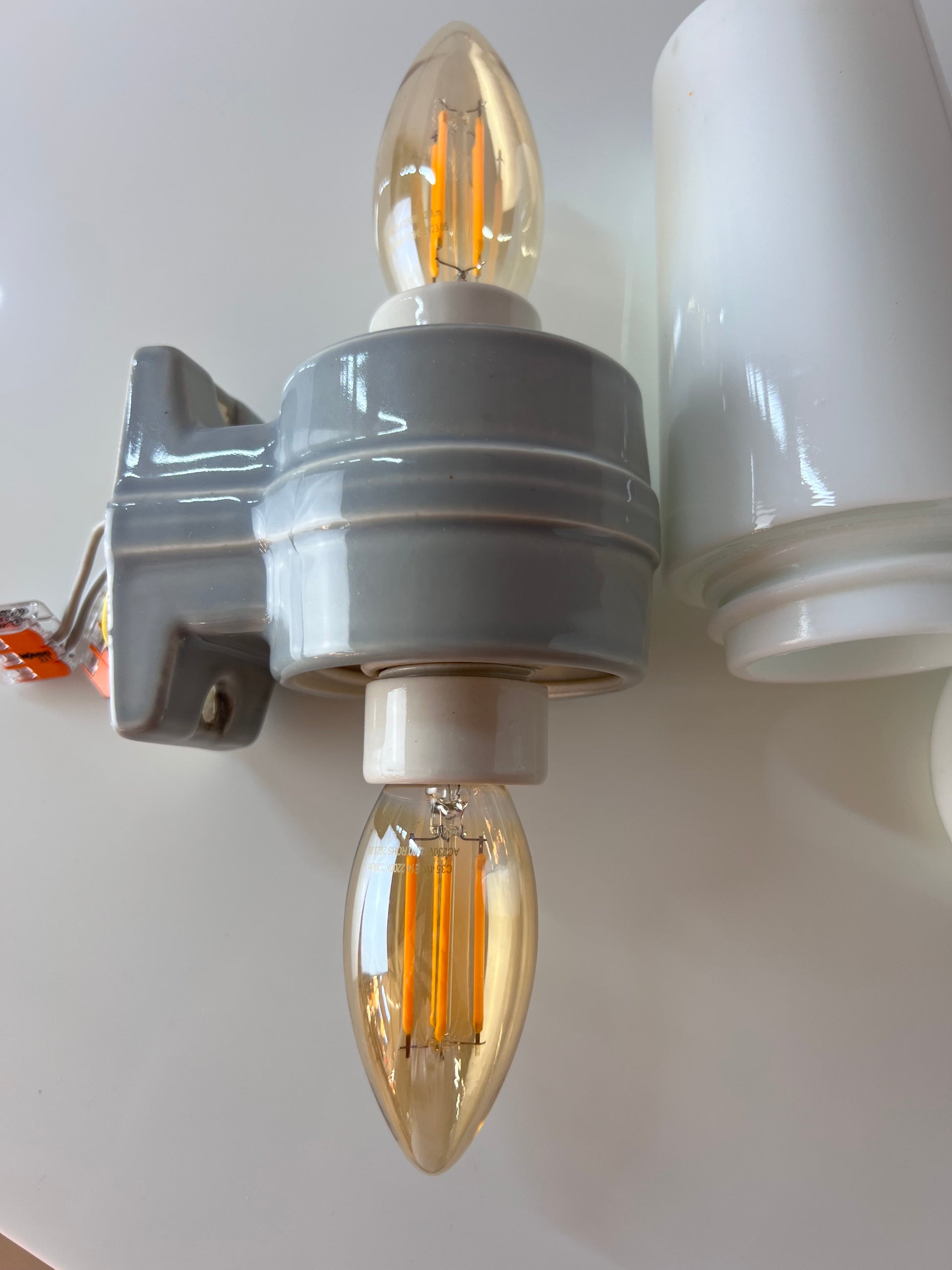 Wandlampe grau von Sigvard Bernadotte für Ifö