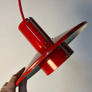 Lamellenlampe Flipper rot von Mogens Davidsen für von SC Sørensen