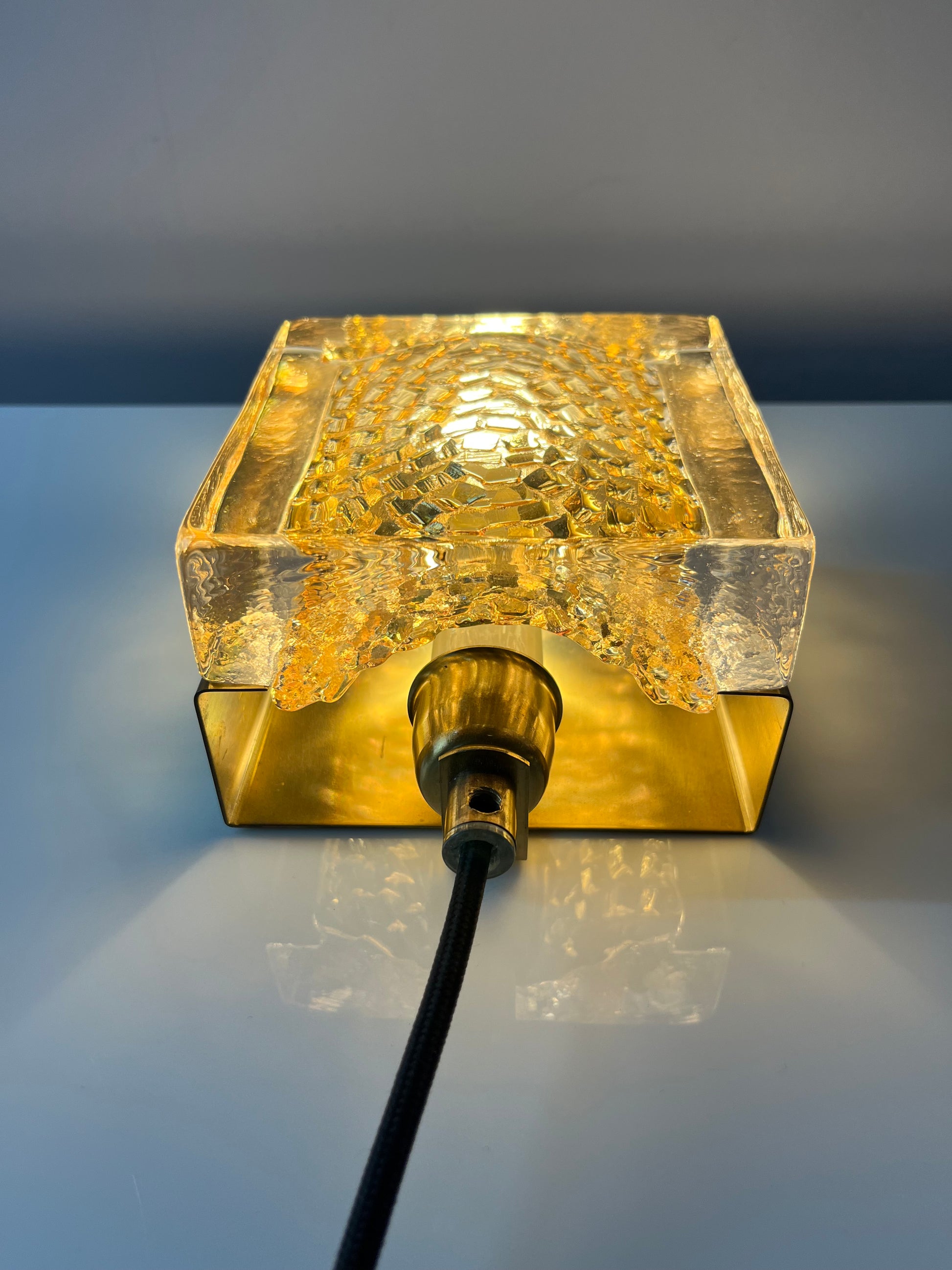 Set: 2x Wandlampe Kalmarlampet 17205 gold Messing Glas von Vitrika