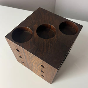 Großer Würfel Teak aus Dänemark