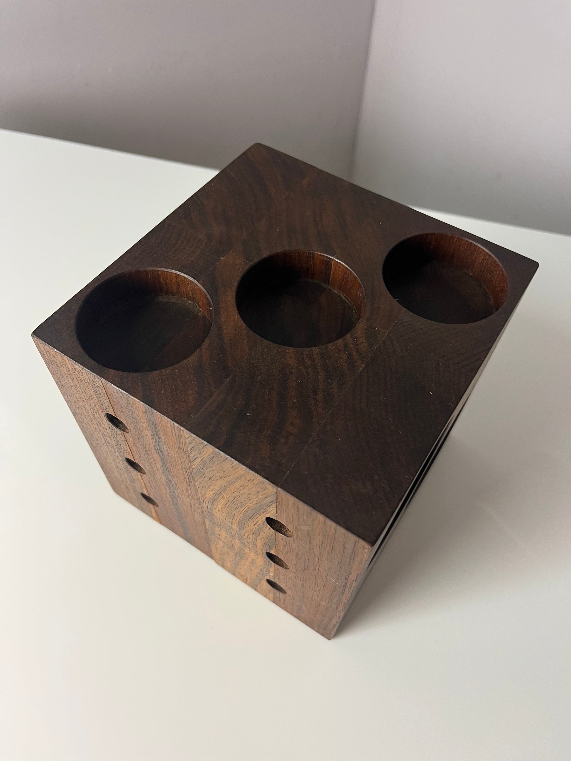 Großer Würfel Teak aus Dänemark