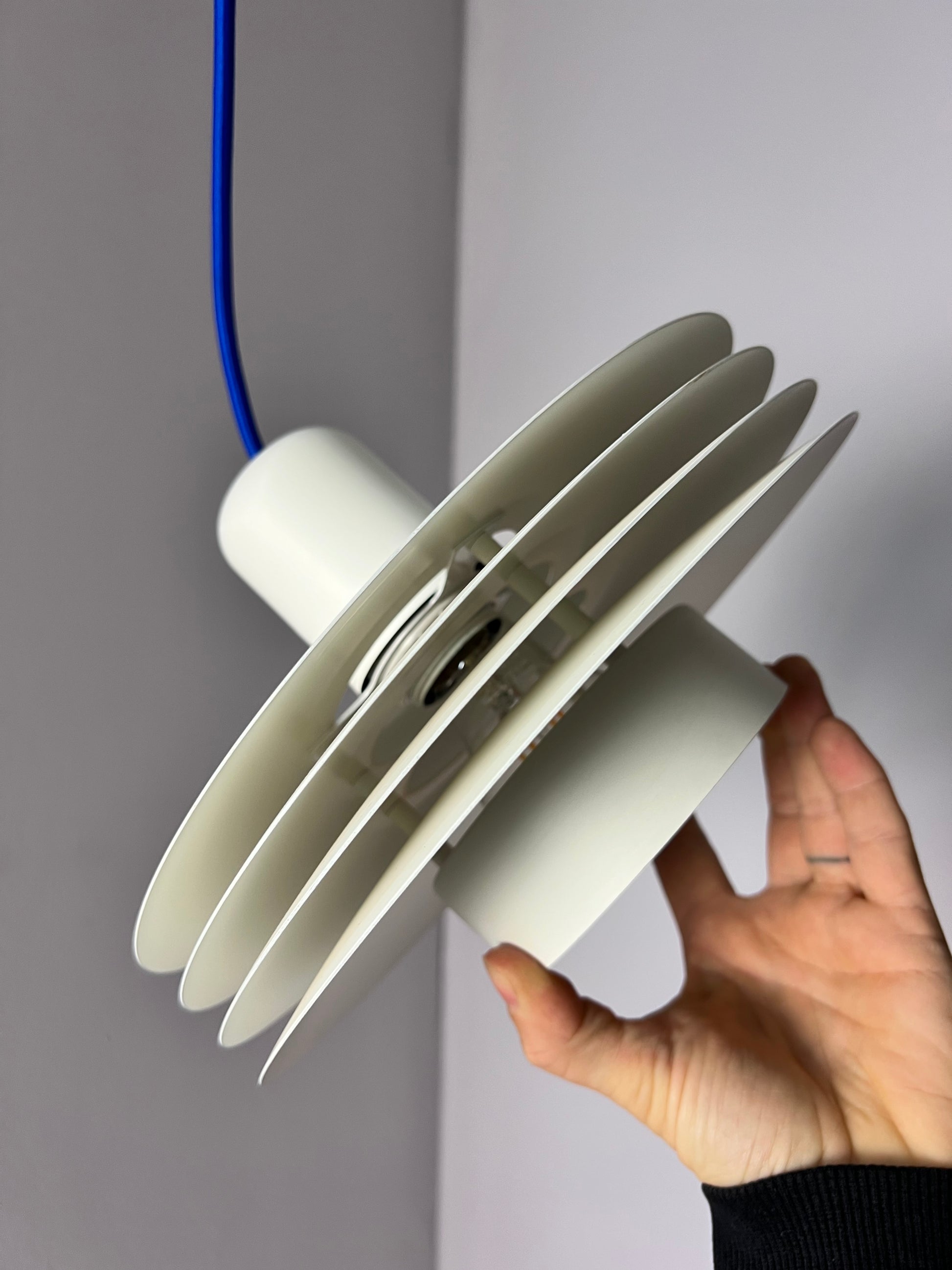 Lamellenlampe Typ 763 weiß von Horn