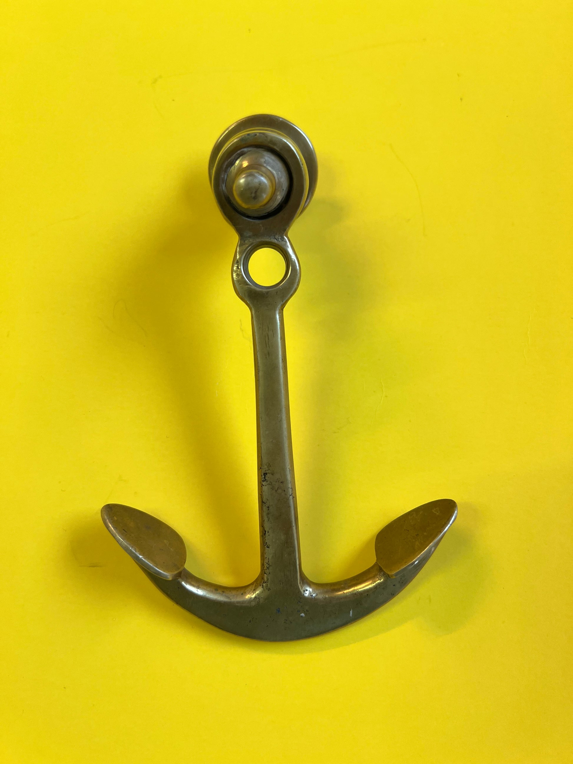 Kerzenständer Anker Messing