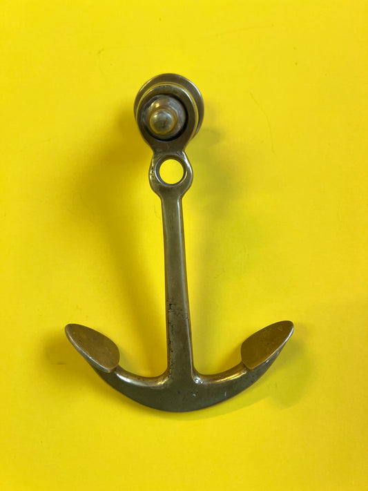 Kerzenständer Anker Messing