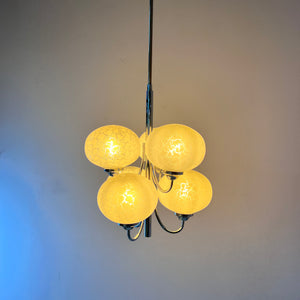 Kronleuchter mit 6 Kugeln von Richard Essig für Hustadt