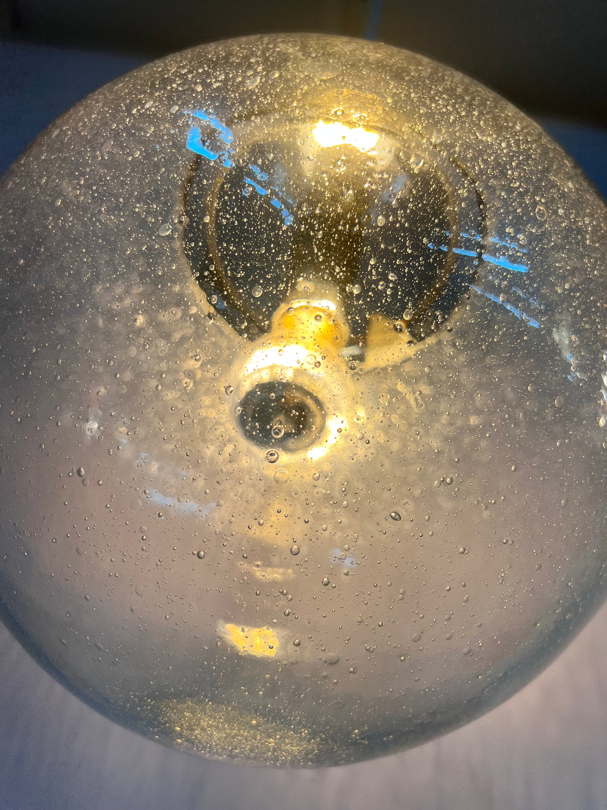 Kugellampe Glas Chrom von Hustadt Leuchten