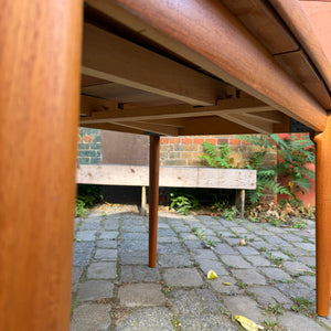 Ausziehbarer Esstisch Teak von Grete Jalk für Glostrup