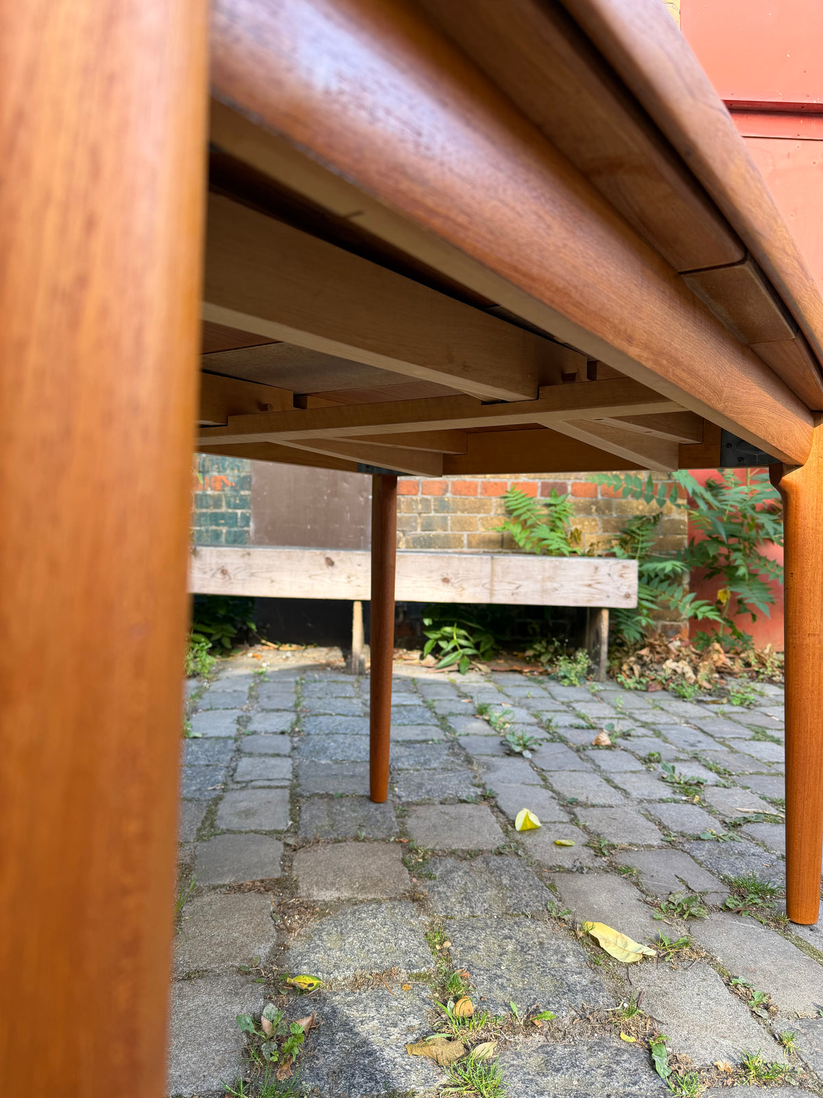 Ausziehbarer Esstisch Teak von Grete Jalk für Glostrup