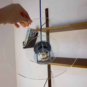 Lamellenlampe Modell Space Acrylglas von Design Light
