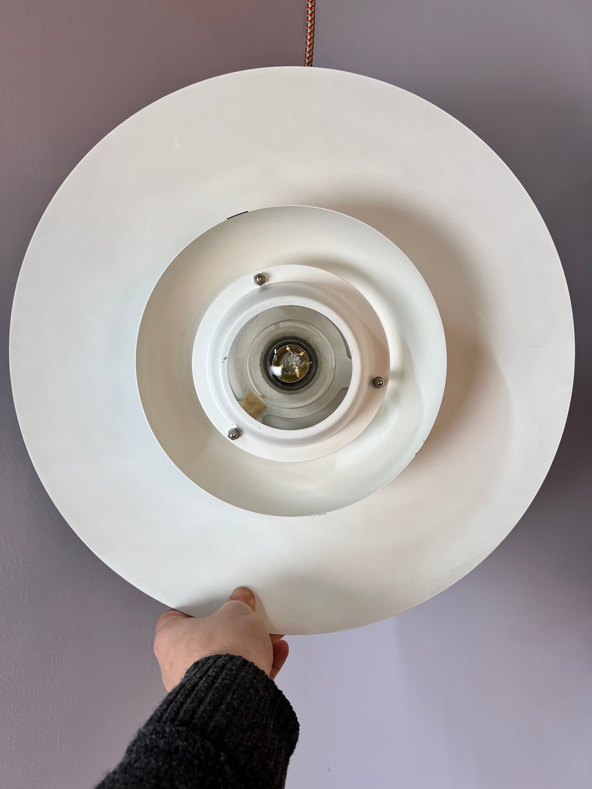 Lamellenlampe weiss Dänemark