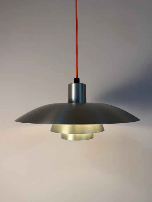 Lamellenlampe PH4/3 silber gebürstet von Poul Henningsen für Louis Poulsen