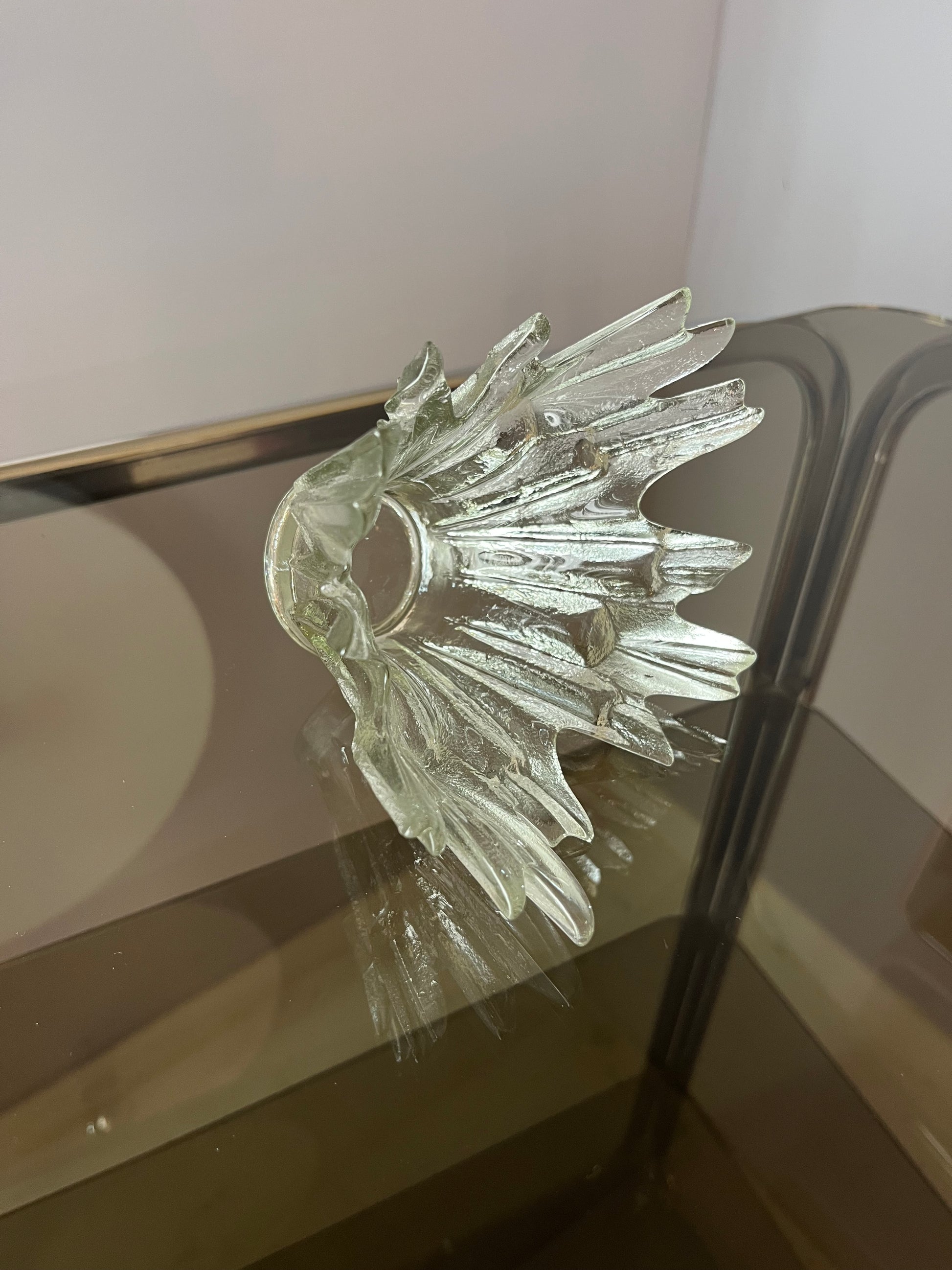 Kerzenhalter Revontulet Glas von Tauno Wirkkala für Humppila