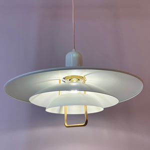 Lamellenlampe 'Rolly' weiß von Brevettato