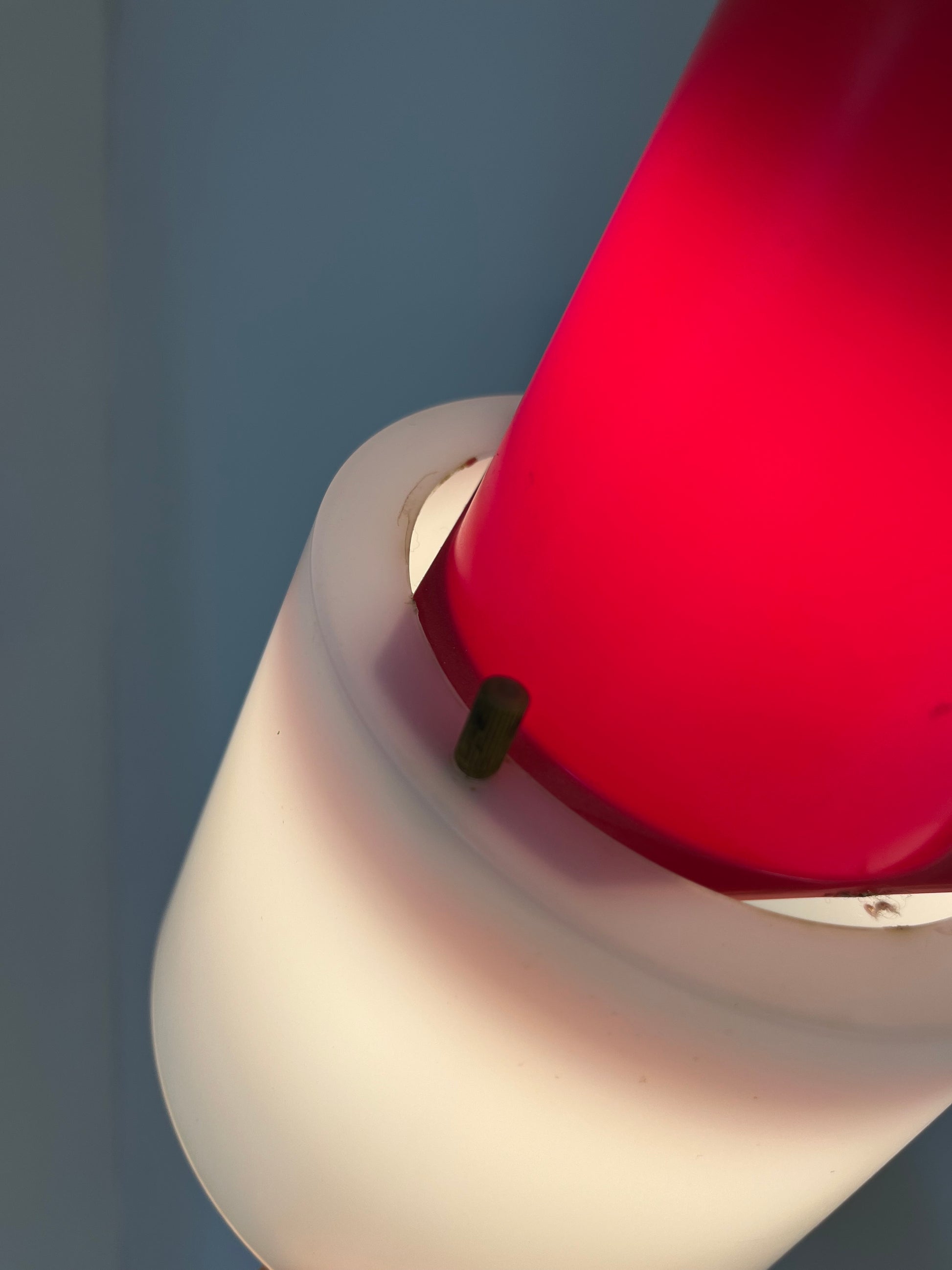 Küchenlampe rot weiß Kunststoff von Philips Holland