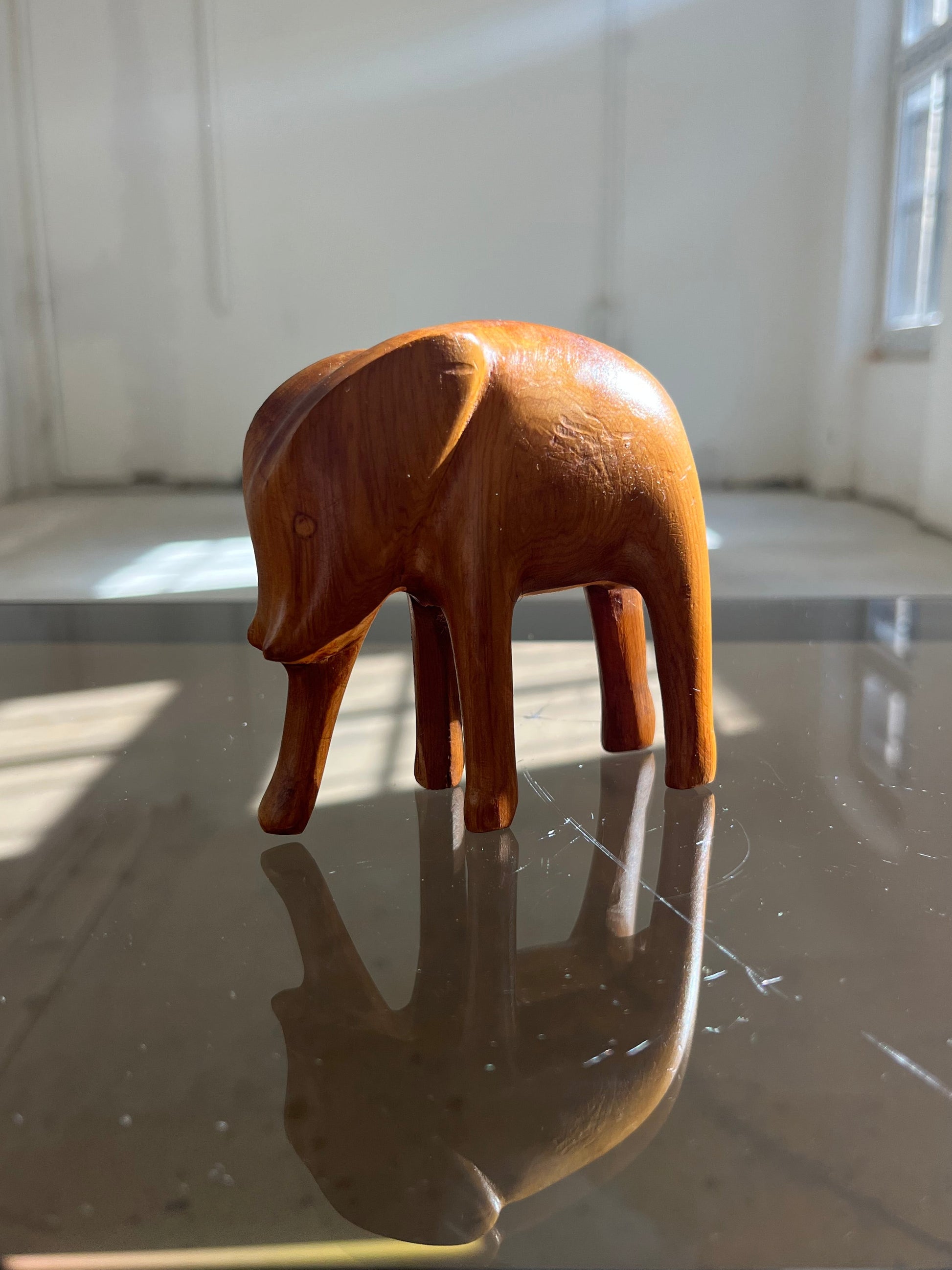 Holzfigur Elefant