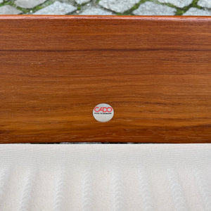 Sessel Senator beige Wolle Teak von Ole Wanscher für Cado
