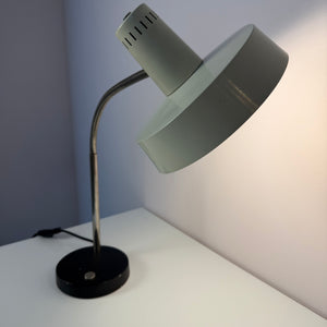 Schreibtischlampe altweiß mit beweglichem Arm