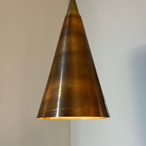 Hängelampe Kupfer aus Dänemark