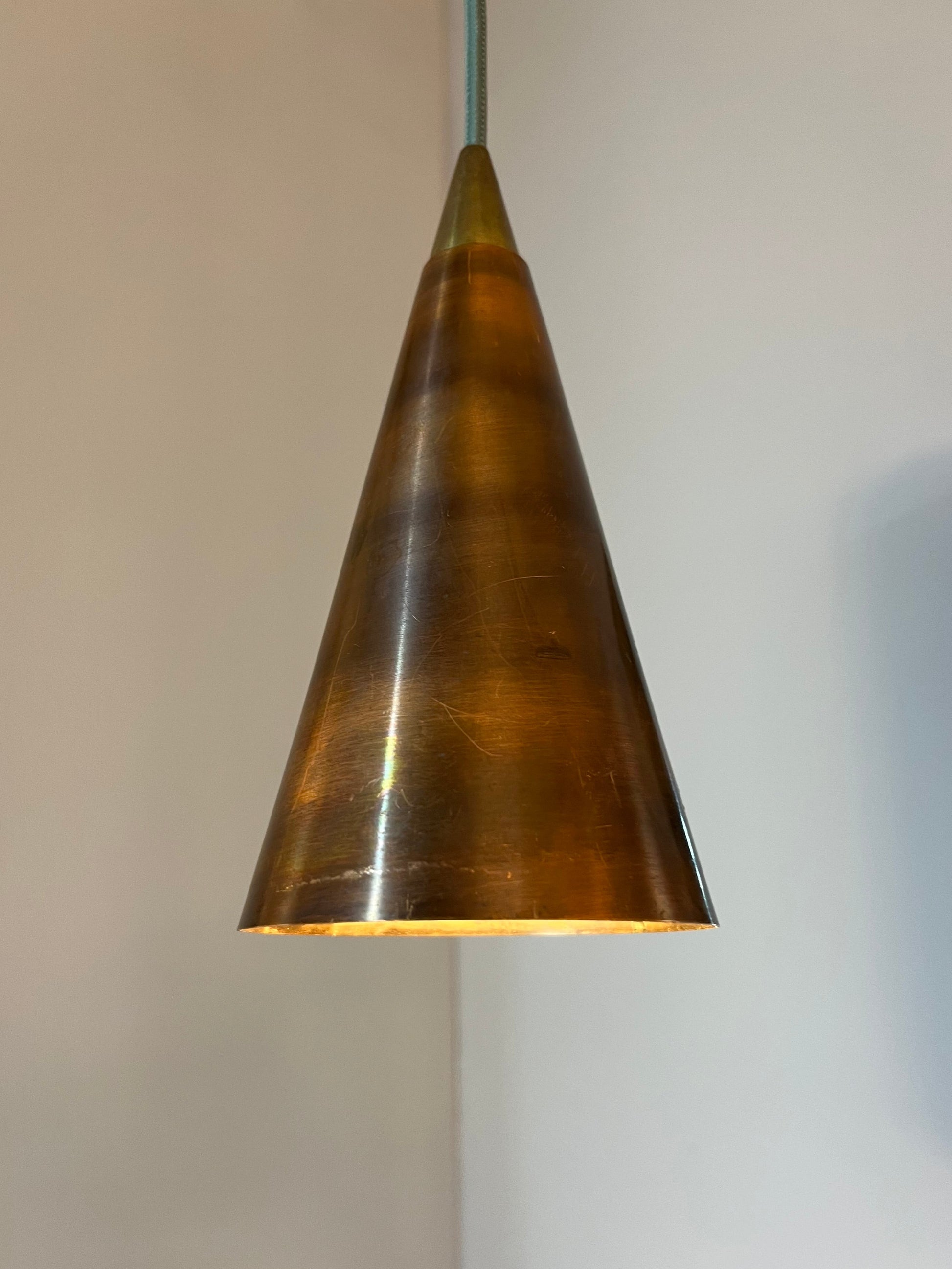 Hängelampe Kupfer aus Dänemark