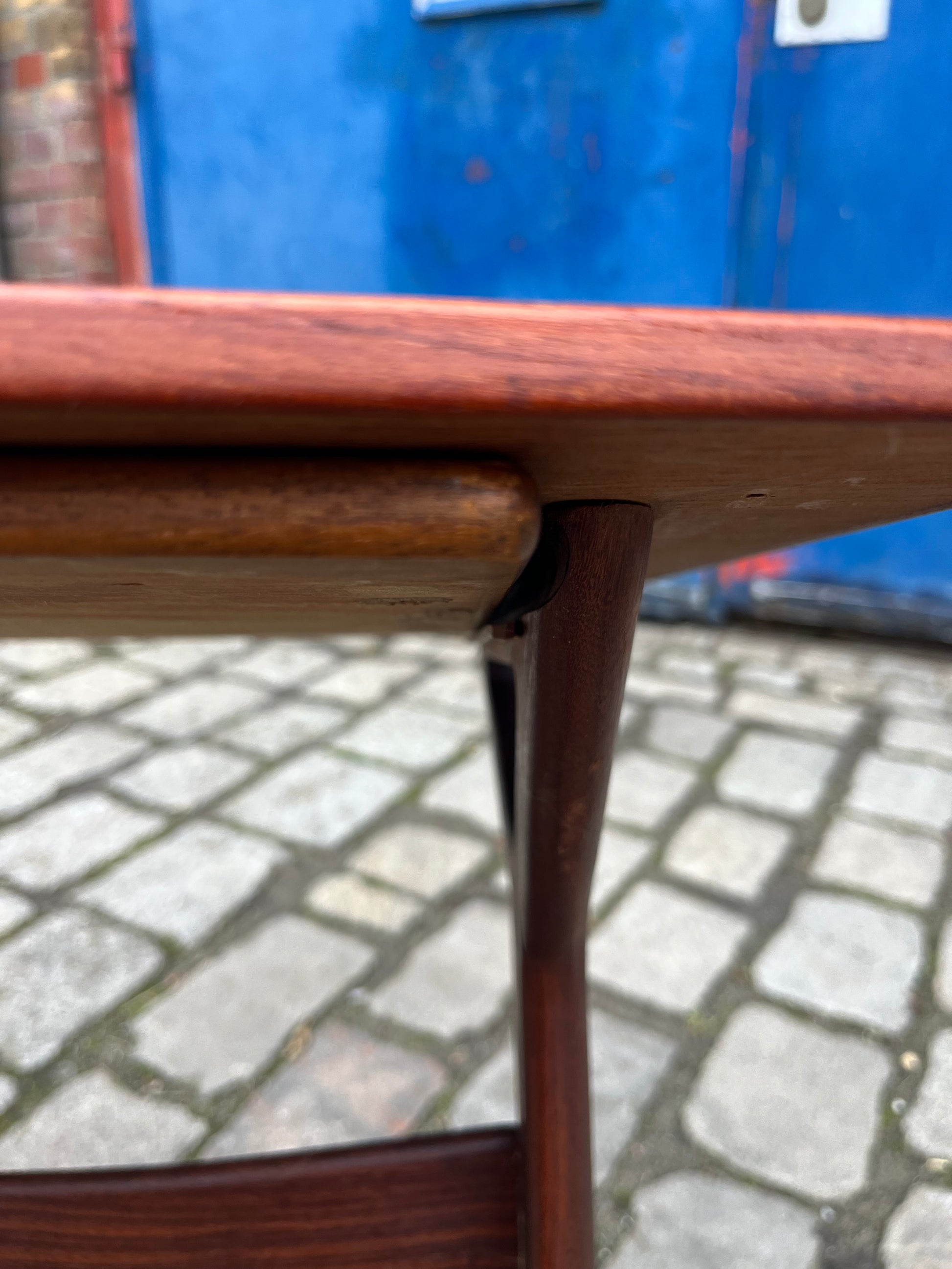 Beistelltisch Teak mit Auszug aus Dänemark