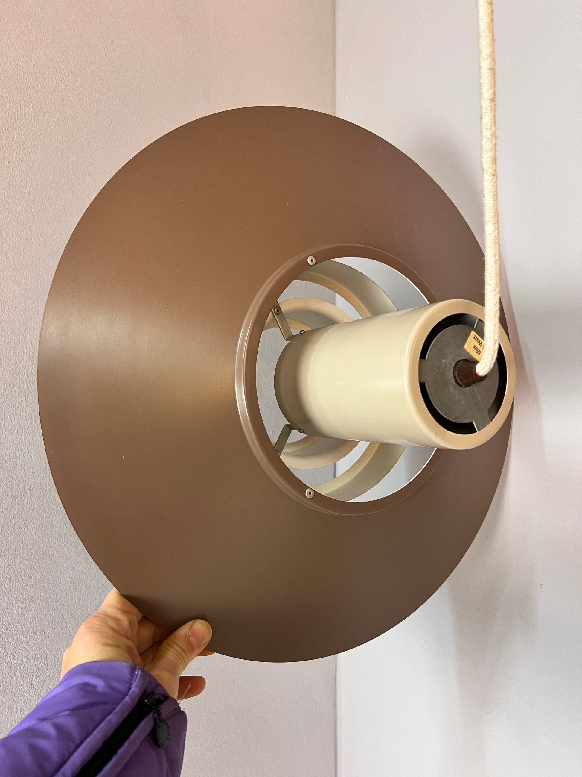 Hängelampe Falcon braun von Andreas Hansen für Fog & Mørup