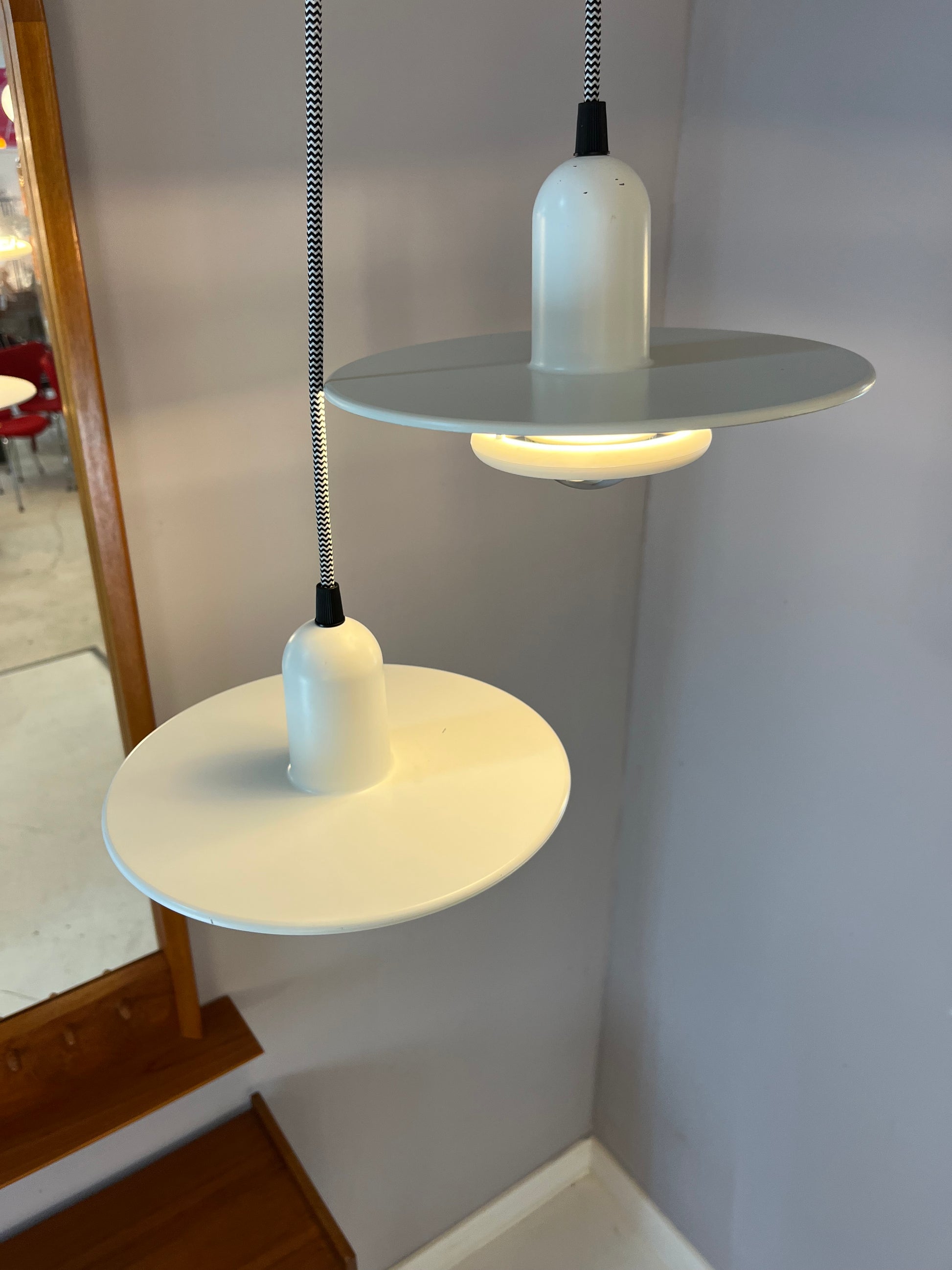 Hängelampe Optima weiß von Hans Due für Fog & Mørup