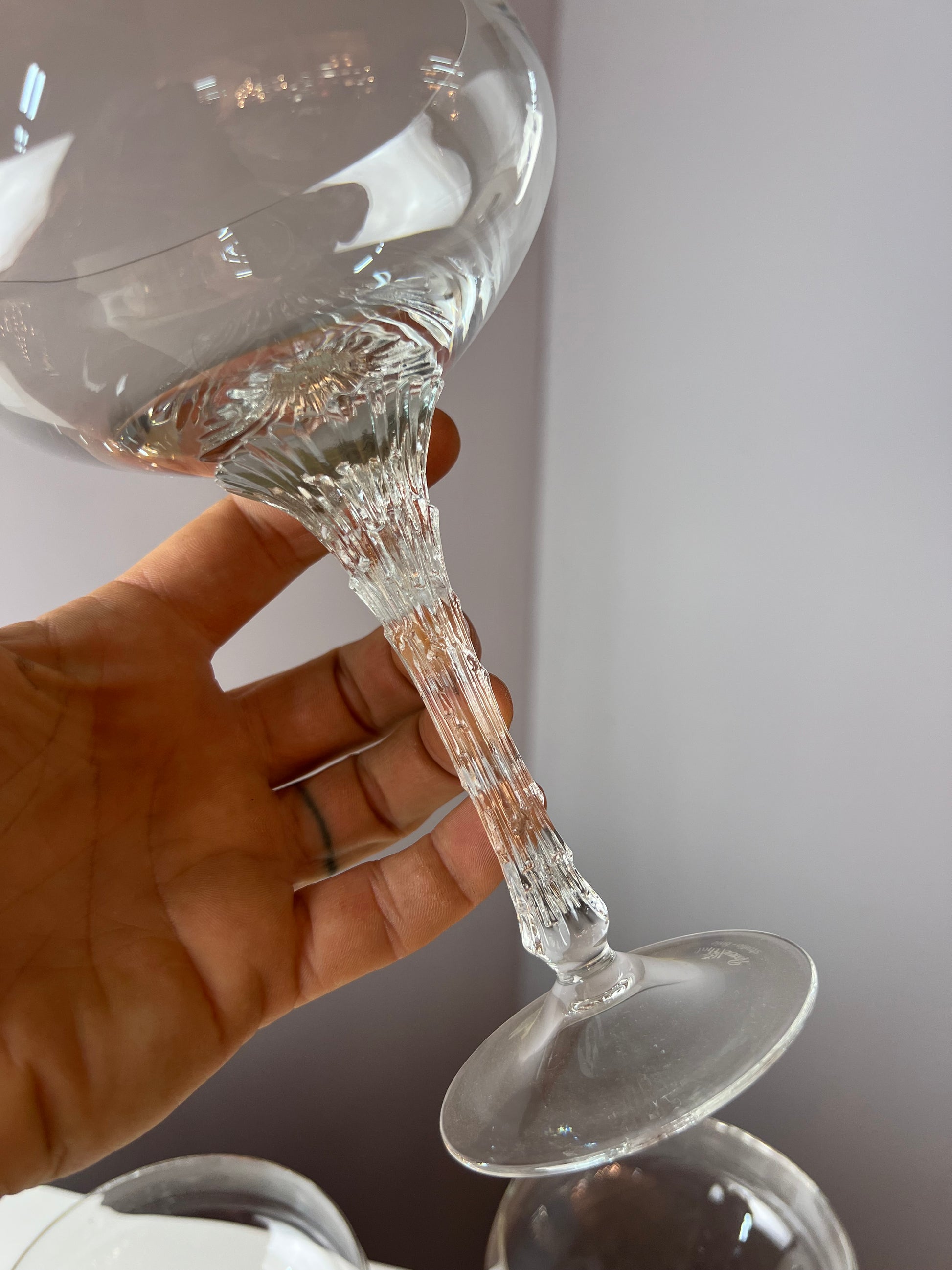 Set: 4x Weinglas Split von Pavel Hlava für Rosenthal Studio Linie