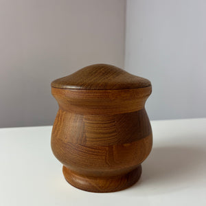 Dose Teak mit Deckel