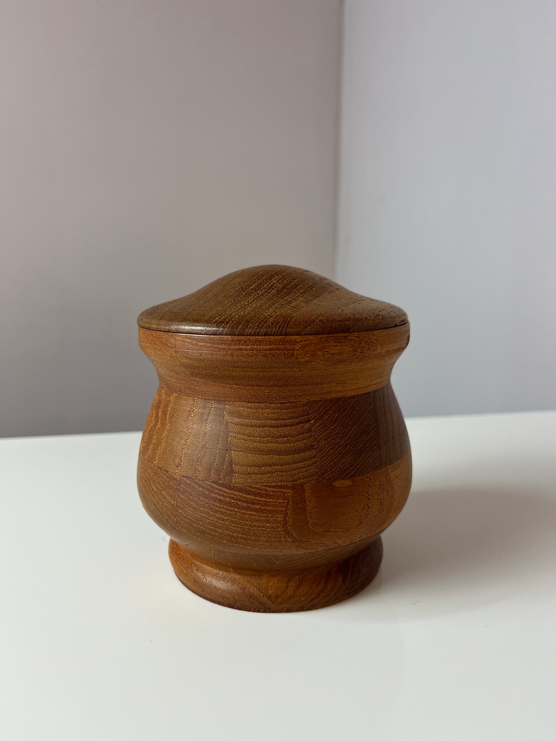 Dose Teak mit Deckel