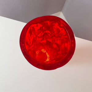 Vase rot von Ingrid Glas