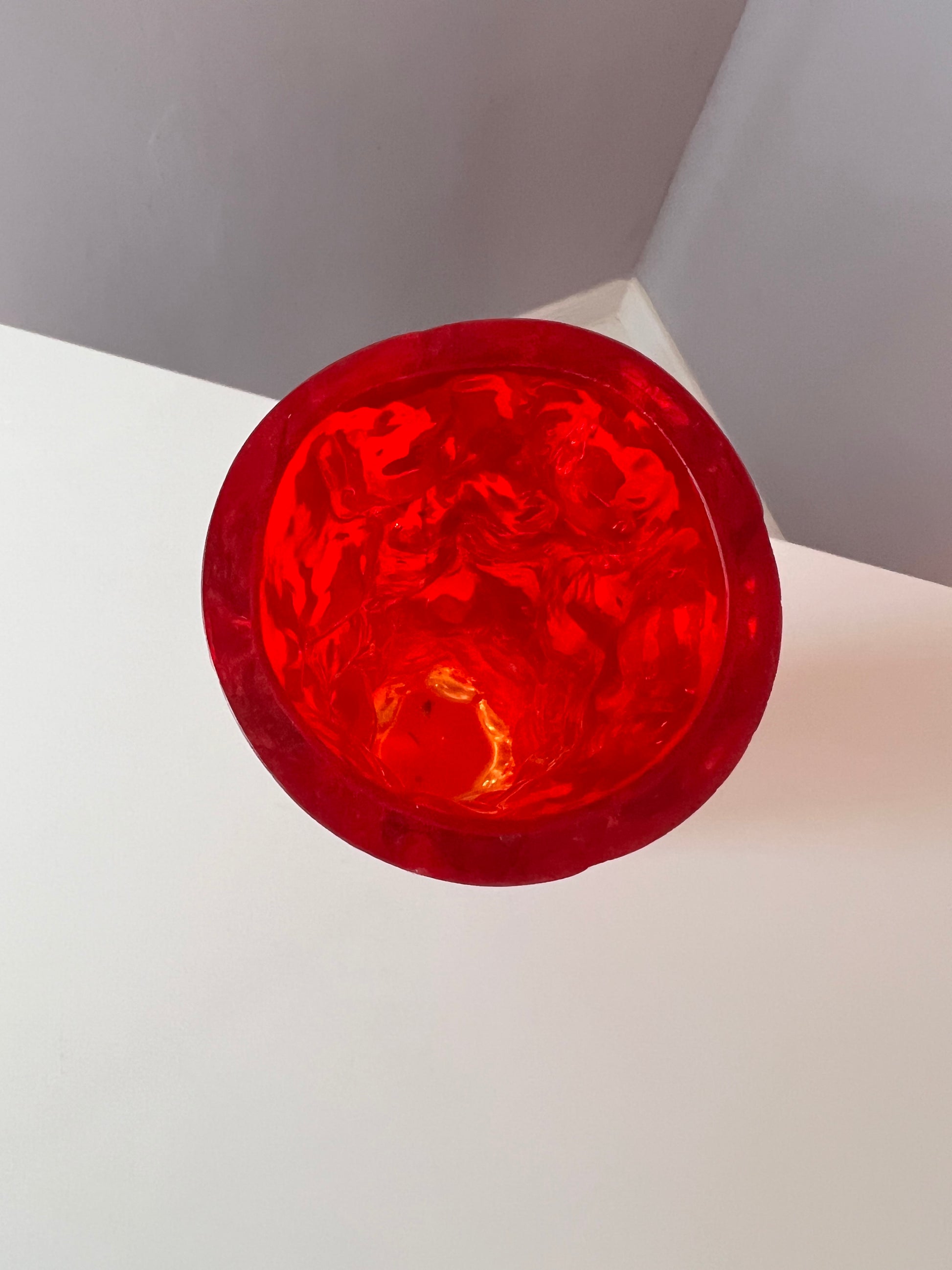 Vase rot von Ingrid Glas