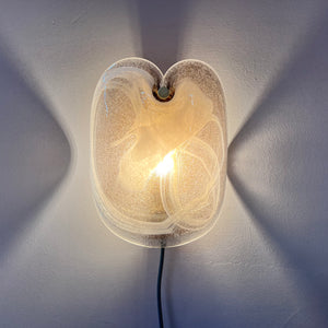 Wandlampe weiß Glas von Per Lütken für Holmegaard