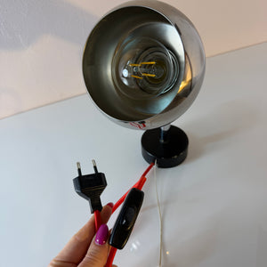 Wandlampe schwarz Chrom von Simon & Schelle (Sische)