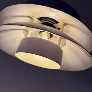 Lamellenlampe Typ 776 flieder von Horn