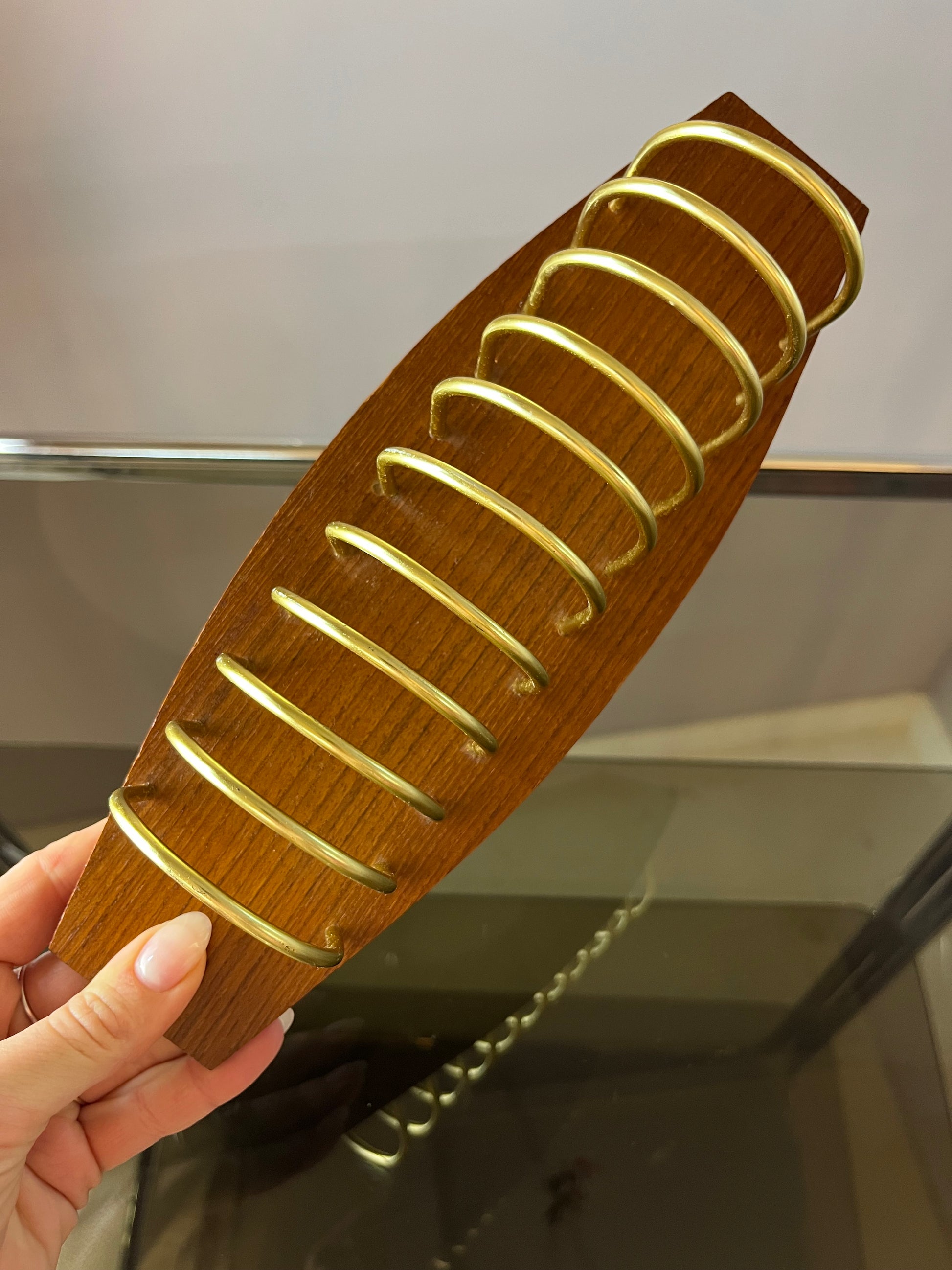 Briefhalter Teak