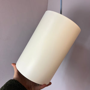 Zylinderlampe weiß neu lackiert von Fog & Mørup