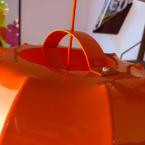 Hängelampe orange mit orangem Kabel von Ilka Plast