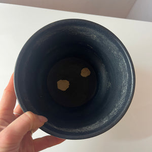Blumentopf Fat Lava braun